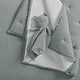 preview thumbnail 5 of 3, Cloud Muslin Grey/White 5pc Bedding Set - Levtex Baby