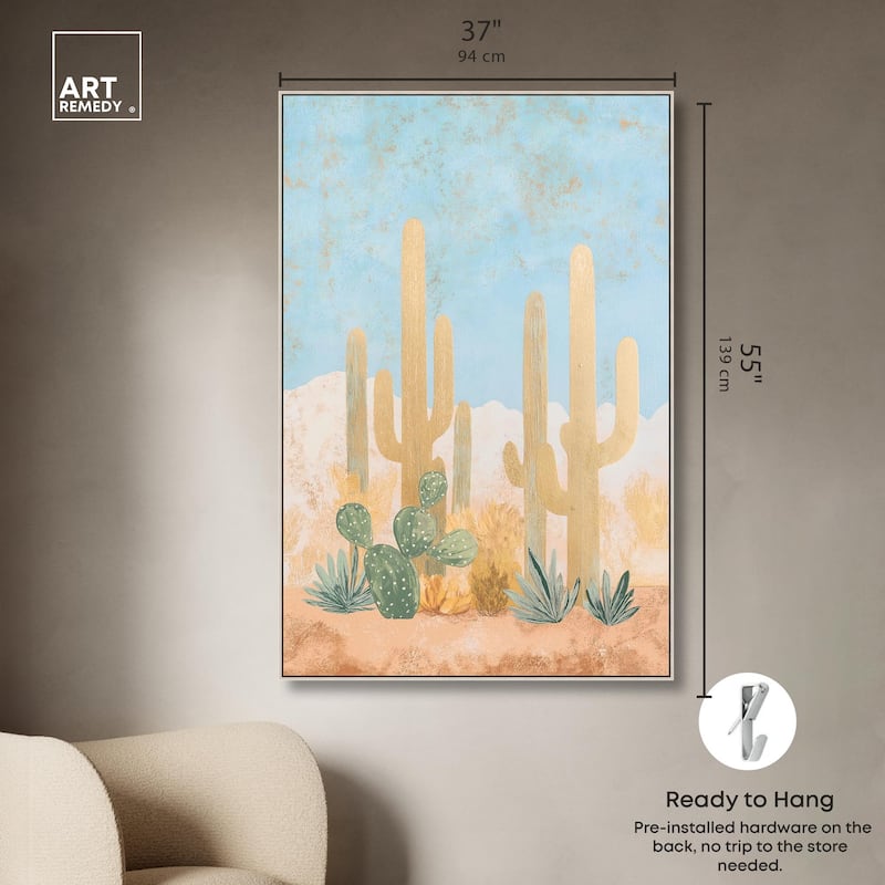 Cactus Canvas by Art Remedy