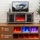 preview thumbnail 5 of 8, Gymax 18'' Electric Fireplace Insert w/Remote Control Adjustable Flame