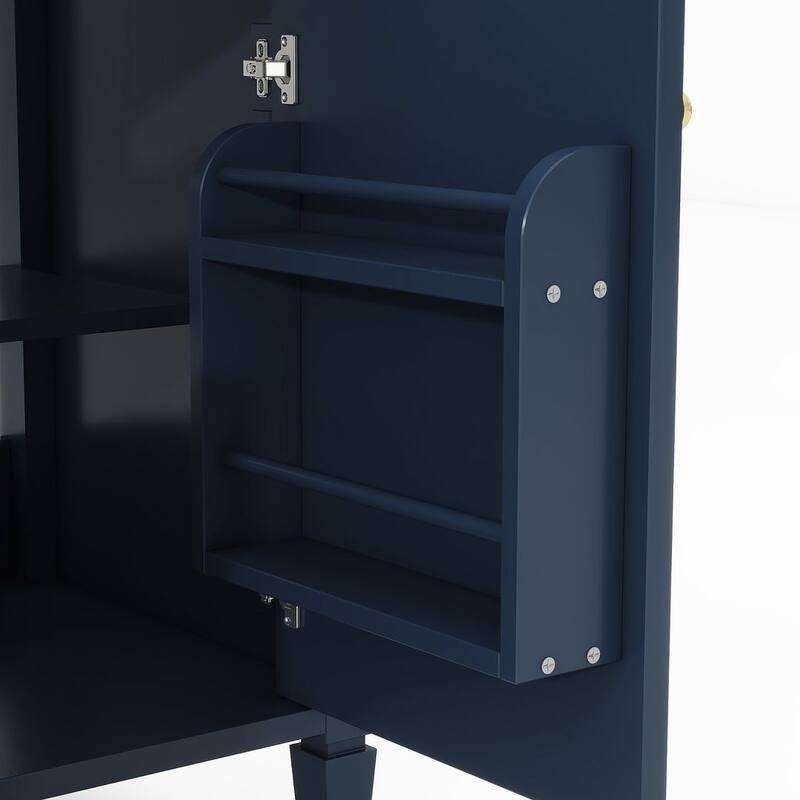 30" Modern Bathroom Vanity with Top Sink and 2 Drawers and a Tip-out Drawer