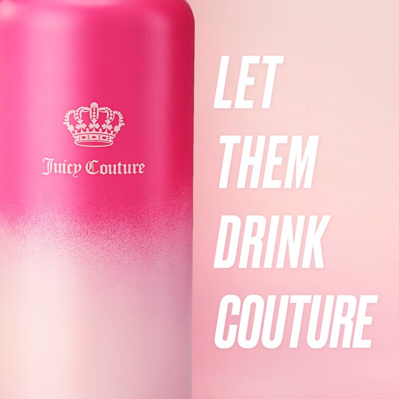 Juicy Couture "Go Girl" Designer Water Bottle - 32oz