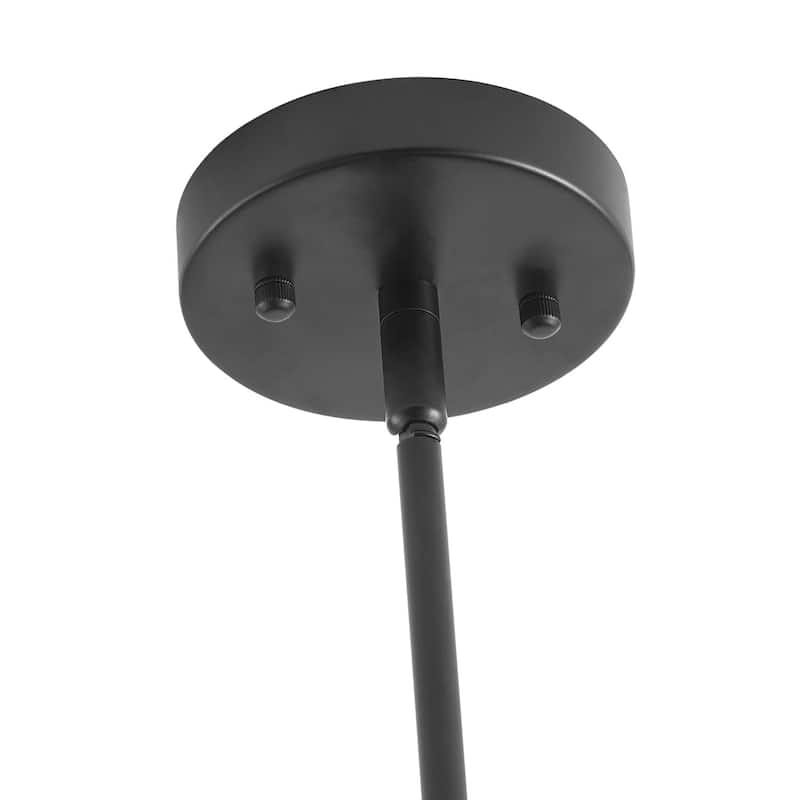 6-Lights Modern Sputnik Linear Chandelier - 24.4"D×4.7"W×73.1"H(Adjustable)