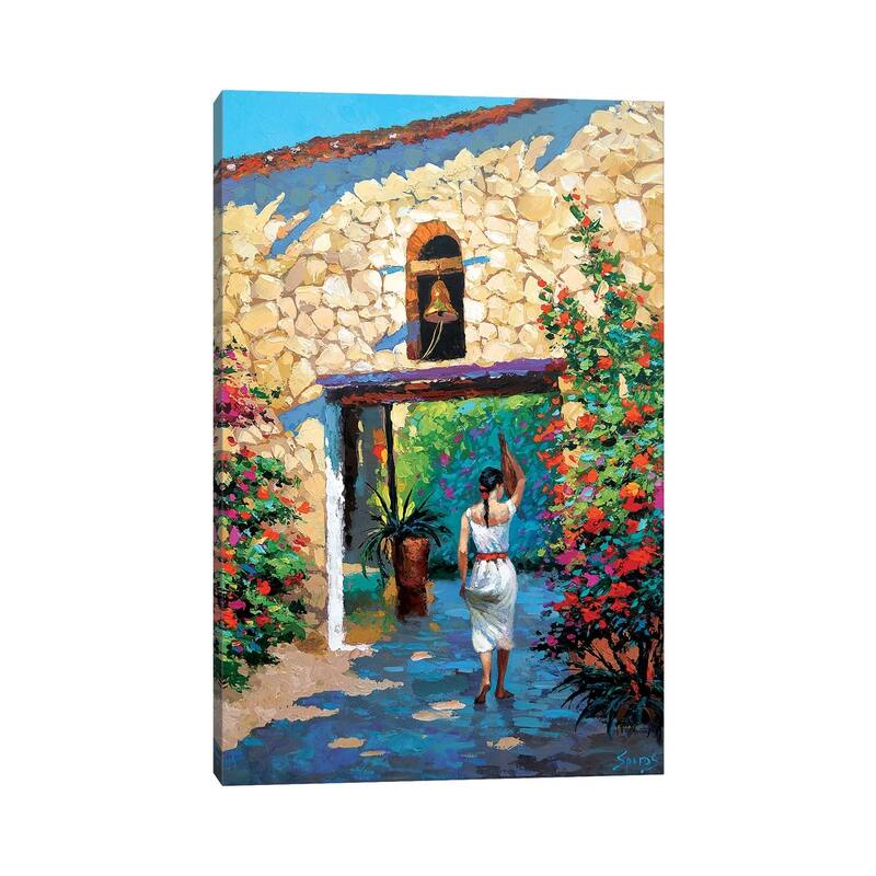 iCanvas "Mexican Girl With Jug" by Dmitry Spiros Canvas Print