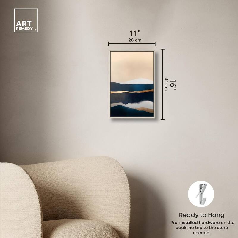 Golden Seam I Canvas by Art Remedy