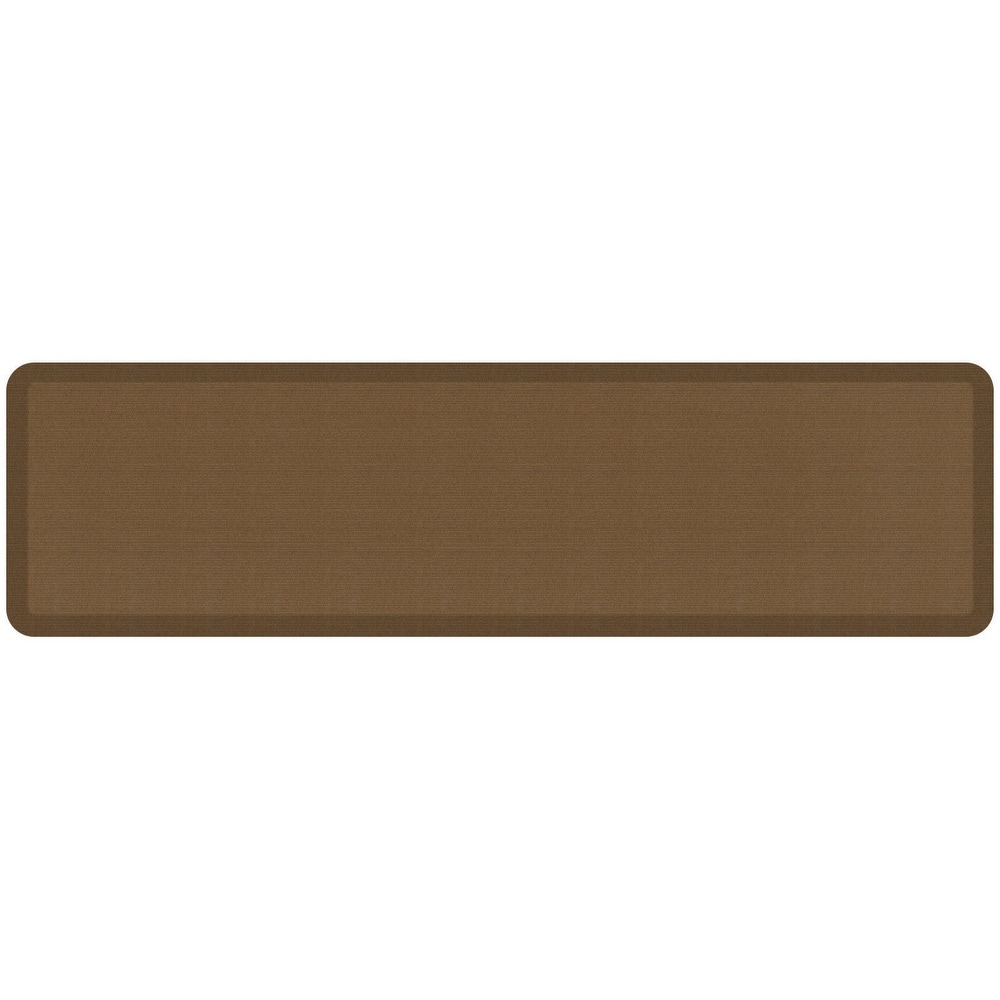 Designer Comfort Grasscloth Anti-Fatigue Kitchen Mat