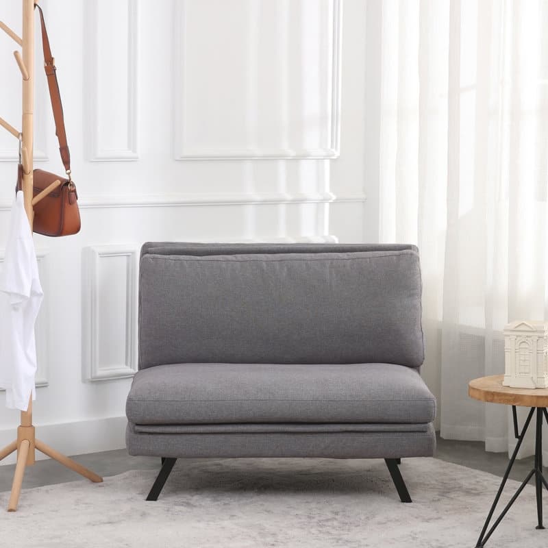 EGOHOME 37.5" Wide Tufted Back Convertible Futon Chair with Easy Assembly