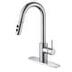 preview thumbnail 1 of 45, Ultra Faucets Euro Collection Single-Handle Kitchen Faucet With Pull-Down Spray