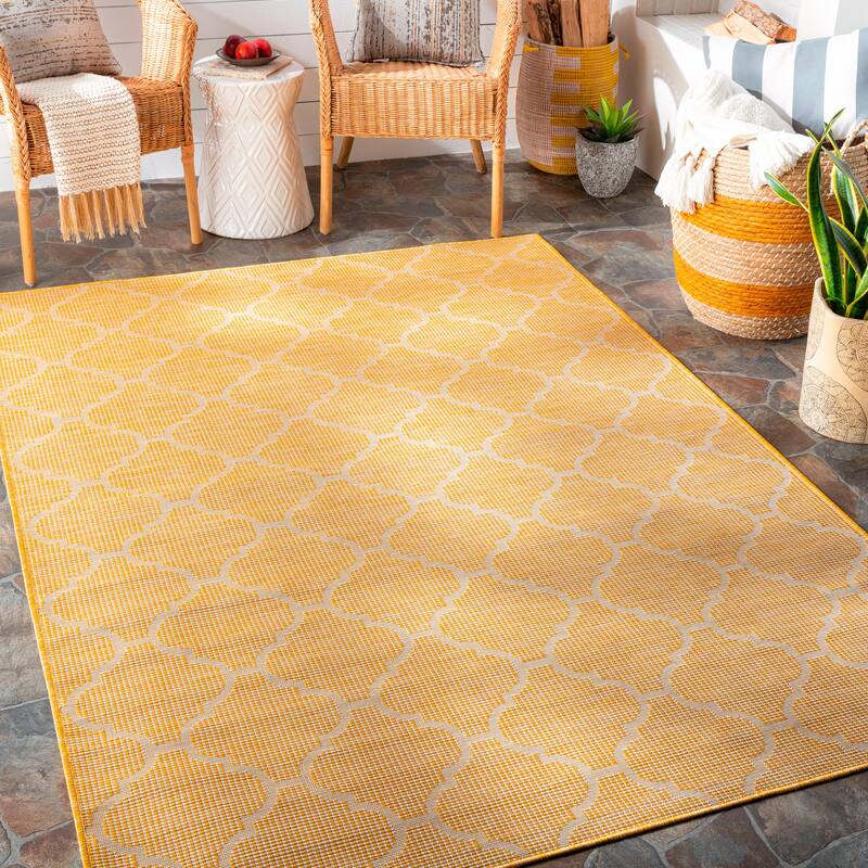 Artistic Weavers Asya Traditional Trellis Outdoor Area Rug