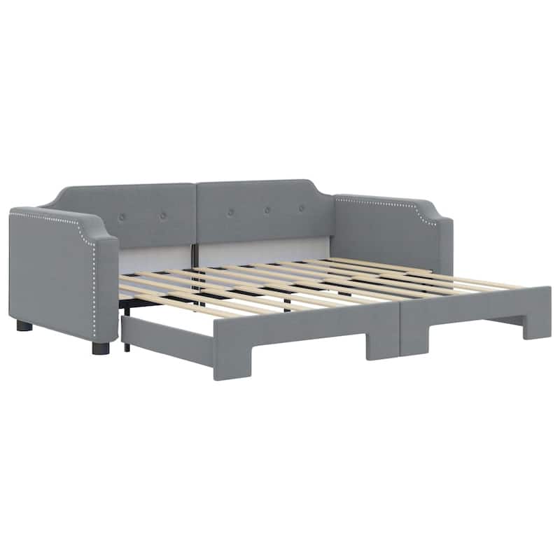 vidaXL Day Bed Upholstered Sleeper Sofa Bed for Bedroom Living Room Fabric