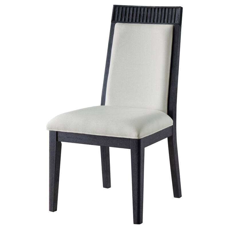 Brookmead Dining Side Chair Ivory and Black (Set of 2)