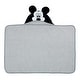 preview thumbnail 5 of 3, Lambs & Ivy Disney Baby Mickey Mouse Gray Cotton Hooded Baby Bath Towel