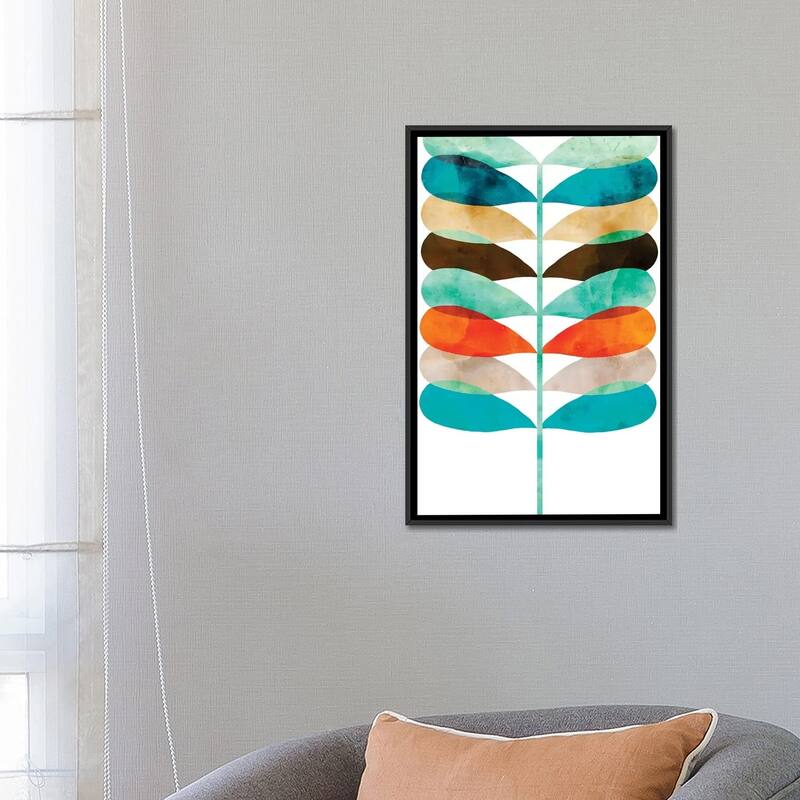 iCanvas "Mod Fern" by Aimee Wilson Framed Canvas Print
