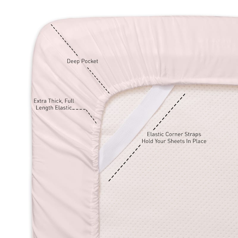 Sweet Home Collection Extra Deep 21 Inch Pocket Sheet Set