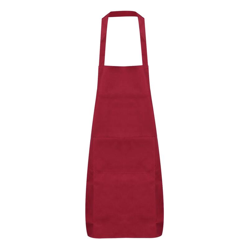 Plain Bib Aprons Washable Aprons Kitchen Cooking Aprons - 70cmx60cm