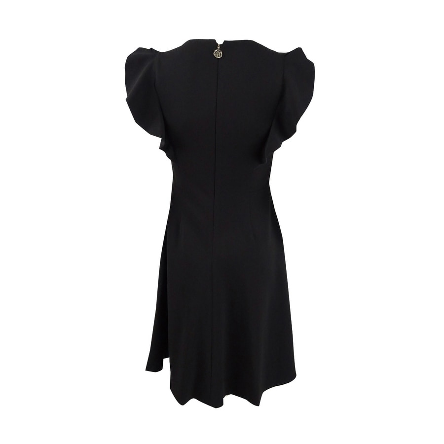 Tommy hilfiger ruffle sleeve dress Clearance