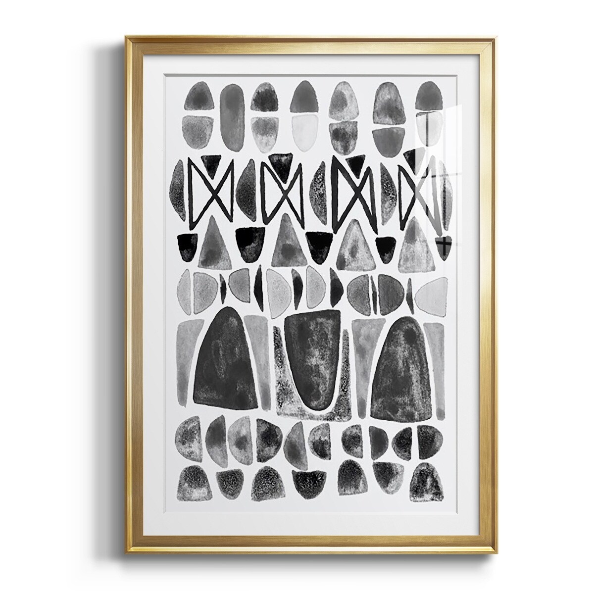 Grey Arches III Premium Framed Print - Ready to Hang