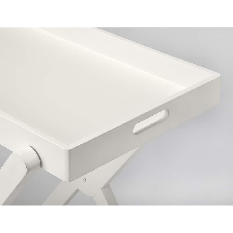 Butler Edna White Tray Table