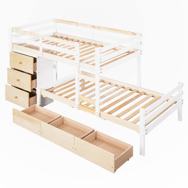Twin over Twin Loft Bunk Bed