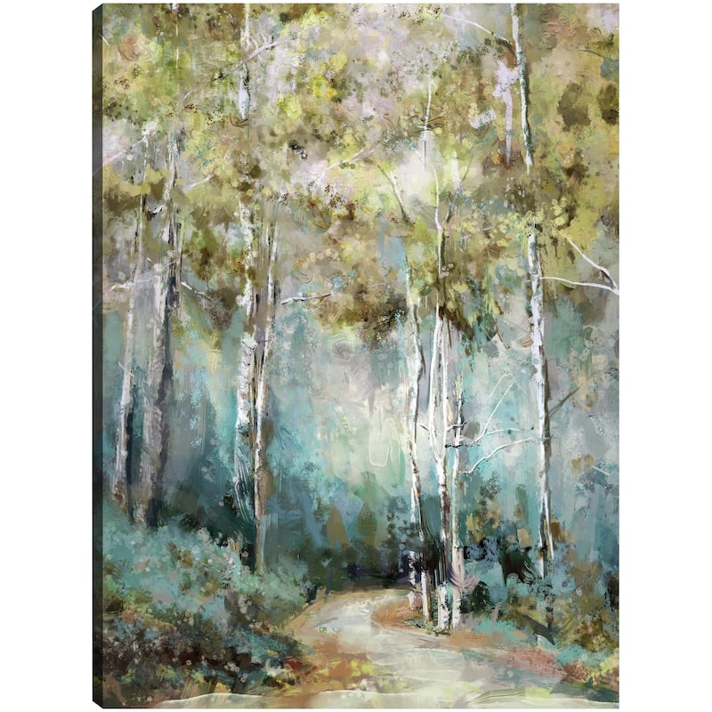 Winding Way Spring By Studio Arts Canvas Art Print
