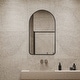 preview thumbnail 20 of 24, Rita Metal Framed Oval Wall Mirror Bathroom Vanity Mirror