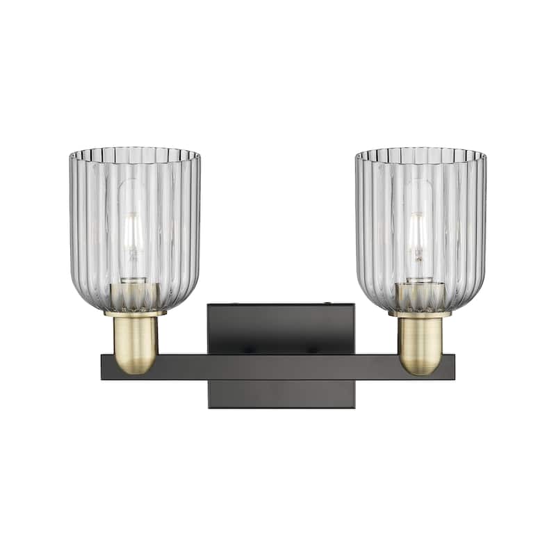 Innovations Lighting Downtown Urban - Bridal Veil - 2 Light 16" Bath Vanity Ligh