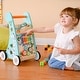preview thumbnail 7 of 14, Teamson Kids Preschool Play Lab Wooden Baby Walker and Activity Station, Natural/Blue