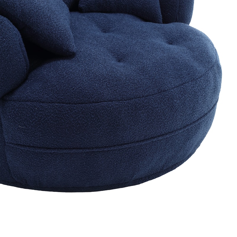 Chenille Sponge single sofa,No Assembly Required,Fluffy Modern Sleeper Chair for Living room, Bedroom
