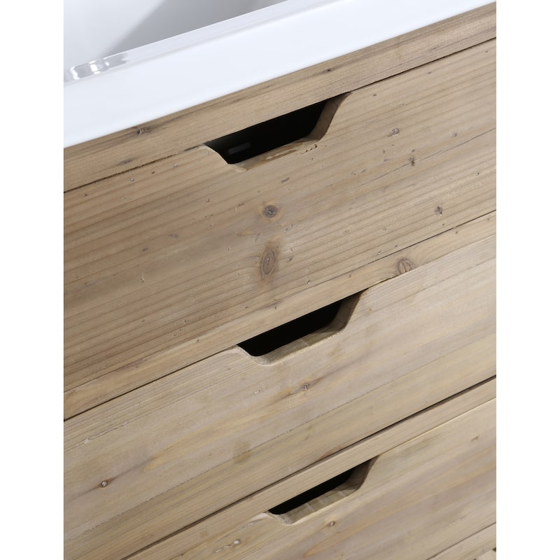 Fredric 24" Single Sink Vanity in Natural