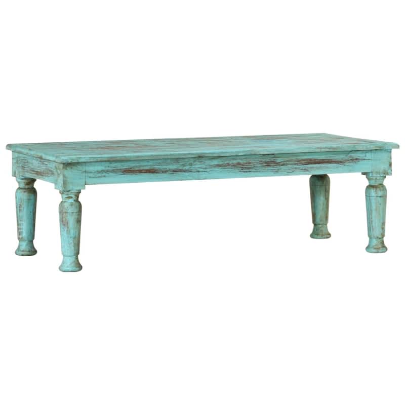 vidaXL Coffee Table Living Room Coffee Accent End Table Solid Wood Reclaimed - 43.3" x 19.7" x 13.4" (L x W x H)