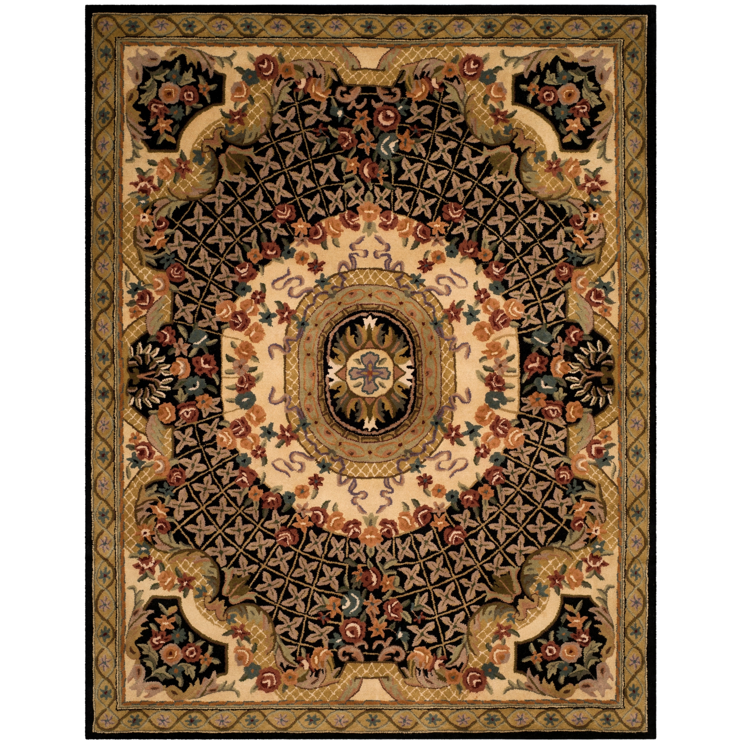 SAFAVIEH Handmade Classic Yvonne Traditional Oriental Wool Rug