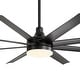 preview thumbnail 14 of 44, 65 Inch Black/White/Gold LED Ceiling Fan with Light Remote(8-Blade)