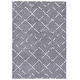 preview thumbnail 60 of 154, SAFAVIEH Arizona Shag Nevada 1.2-inch Thick Rug 4' x 6' - Dark Grey/Ivory