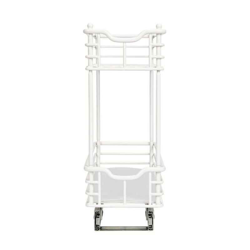 Household Essentials Narrow Two Sliding Cabinet Organizer