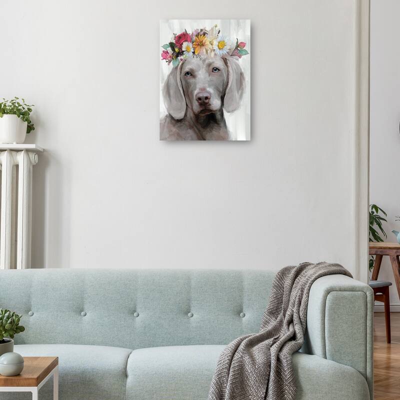Flower Power IV By Studio Arts Canvas Art Print