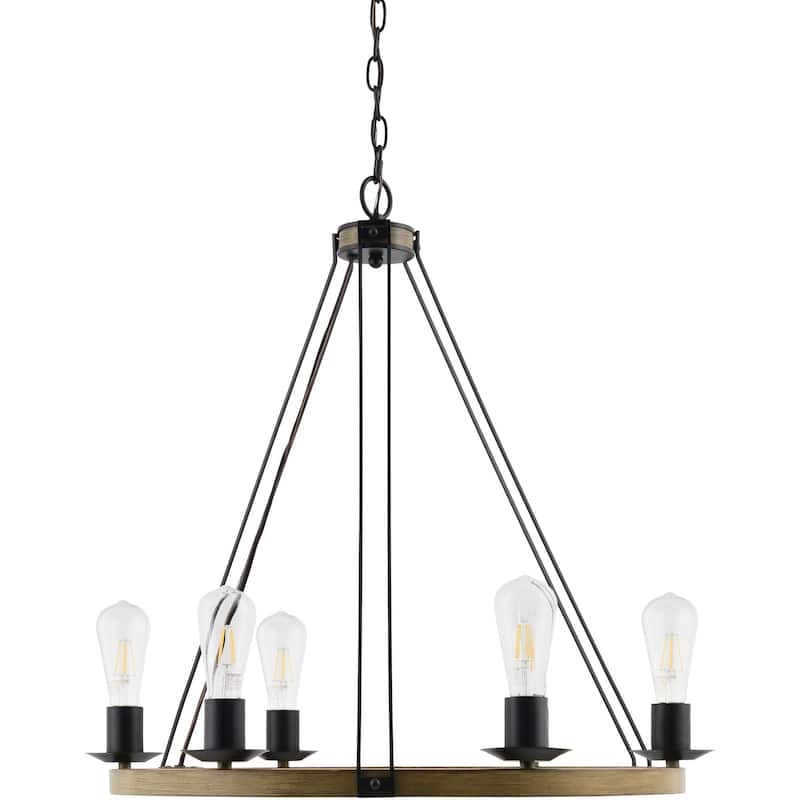 Livabliss Linares Traditional Chandelier - 25"L x 25"W x 26"H
