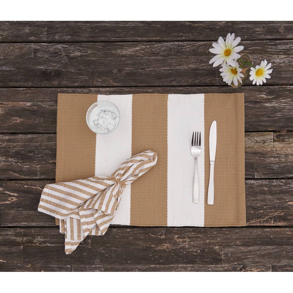 Seersucker Striped Napkins Set of 6