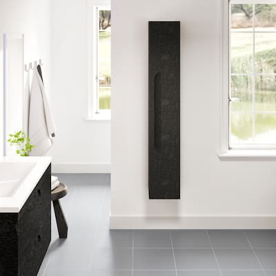 Eviva Joy 12"W x 10"D x 59"H Wall-Mounted Linen Cabinet