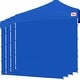preview thumbnail 13 of 16, Tradesparker 10x10/10x20 Canopy Sidewall Kit 3 Walls+1 Doorwall Fits Pop Up Tents Blue - 10x10ft