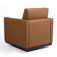 preview thumbnail 48 of 154, Set of 2 Modern Swivel Accent Armchairs Upholstered Arm Chairs