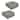 20-inch by 19-inch Premium Woven Olefin Indoor/Outdoor Chair Cushions (Set of 4) - 20 x 19