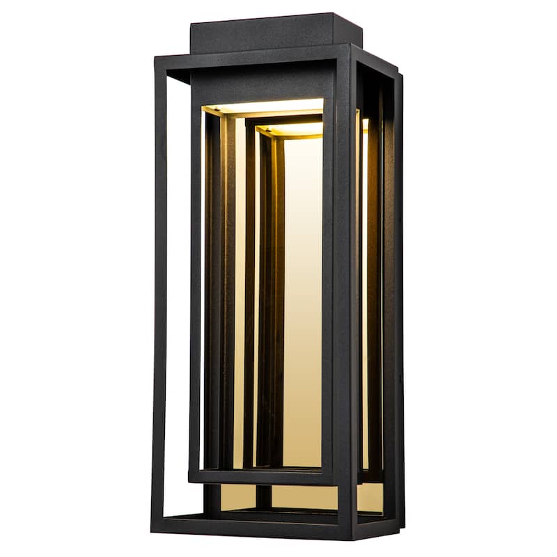 Modern Outdoor LED Wall sconce - Black