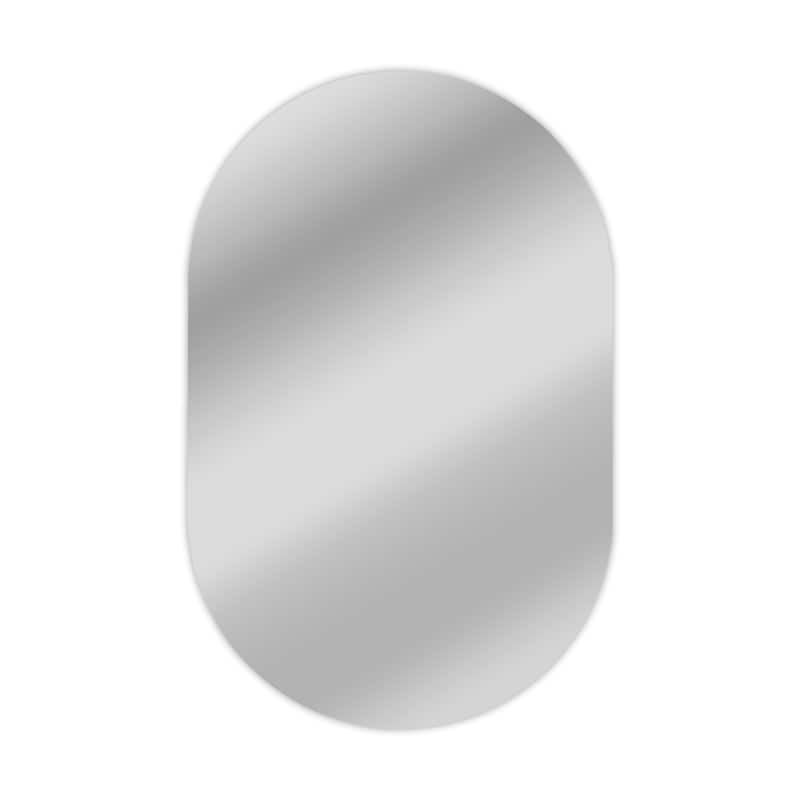 Oval Frameless Mirror - 33.5 x 21.7