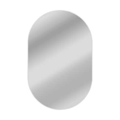 Oval Frameless Mirror - 33.5 x 21.7