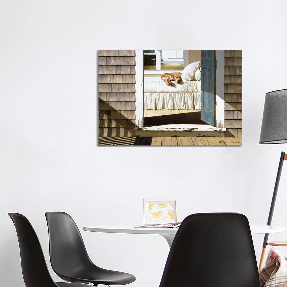 iCanvas "Beach House Dog" by Zhen-Huan Lu Canvas Print