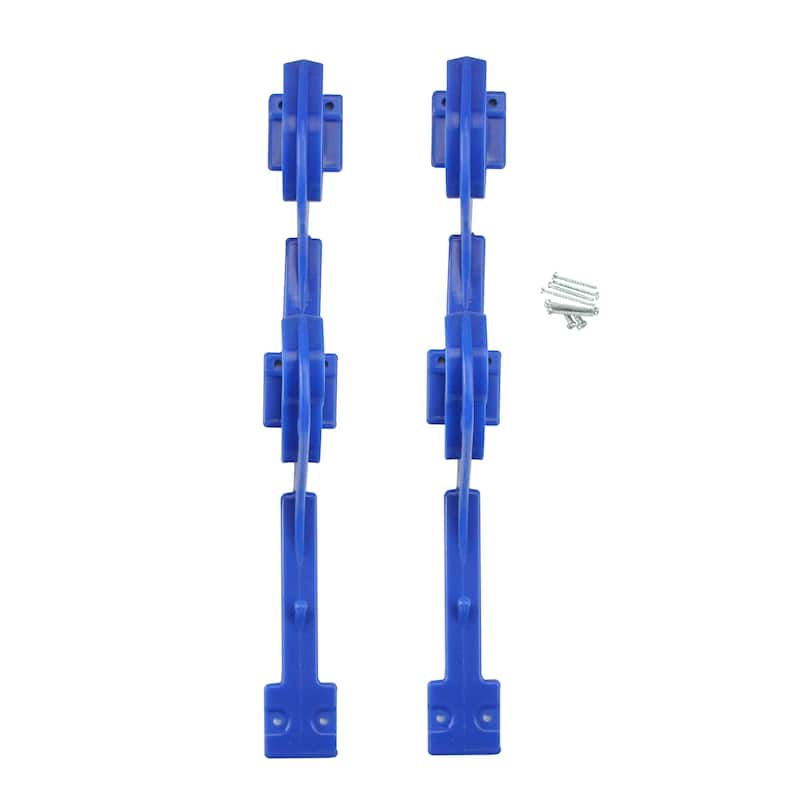3-Hook Telepole Skimmer and Hoses Swimming Pool Kit -12-Inches - 6"