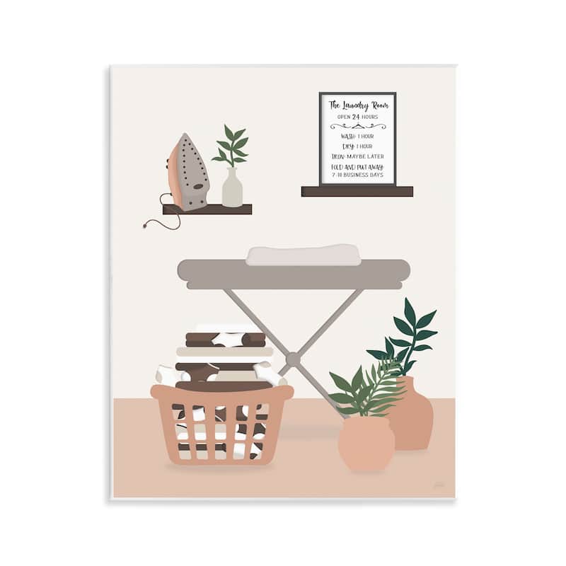 Stupell Laundry Rules Modern View Wall Plaque Art Design By Natalie Carpentieri - 11 x 14