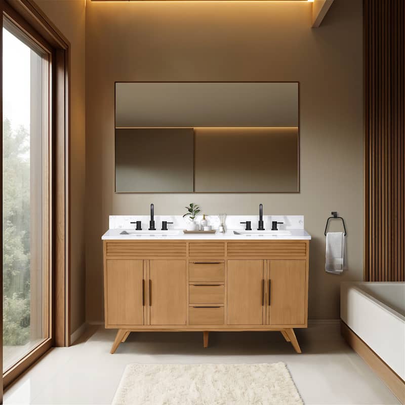 Avanity TAYLOR-VS61-E Taylor 61" Free Standing Double Basin Vanity Set