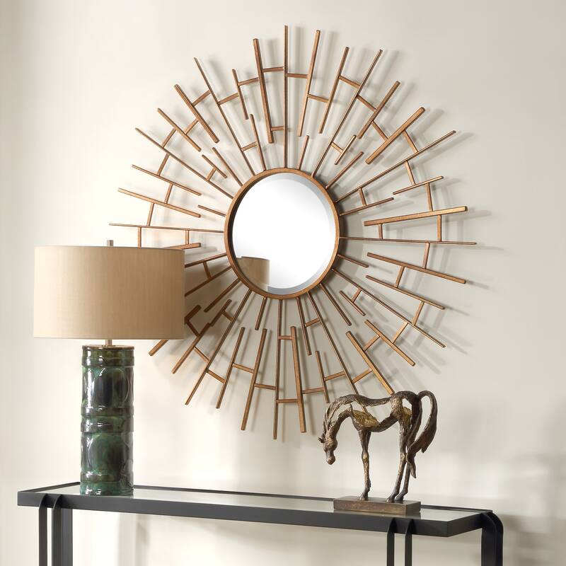 Uttermost 09995 Tangled 46" Diameter Circular Framed Bathroom Mirror