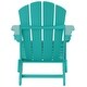 preview thumbnail 57 of 129, POLYTRENDS Laguna All Weather Poly Outdoor Adirondack Chair - Foldable (Set of 2)