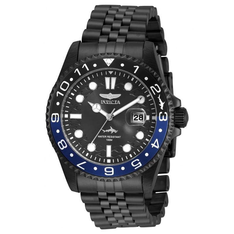 Invicta Men's 30627 Pro Diver Quartz 3 Hand Black Dial Watch